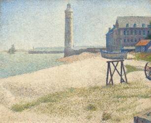The Lighthouse at Honfleur (Georges Seurat) - Muzeo.com