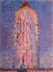 The Lighthouse of Westkapelle, Netherlands (Piet Mondrian) - Muzeo.com