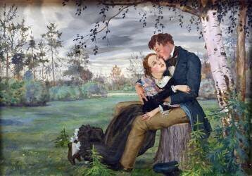 The Lovers (Konstantin Andreevic Somov) - Muzeo.com
