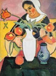 The Lute Player (August Macke) - Muzeo.com