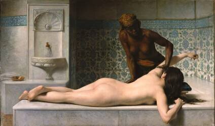 The Massage (Edouard Debat-Ponsan) - Muzeo.com