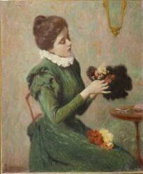 The Milliner (Federico Zandomeneghi) - Muzeo.com