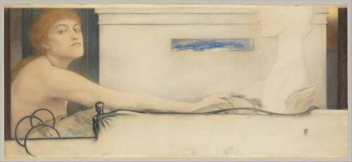 The Offering (Fernand Khnopff) - Muzeo.com