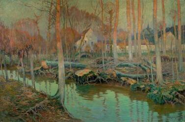 The Old Mill in Giverny (Vaclav Radimsky) - Muzeo.com