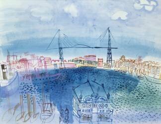 The Old Port of Marseille (Raoul Dufy) - Muzeo.com