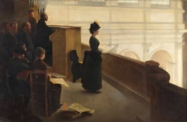 The Organ Rehearsal (Henry Lerolle) - Muzeo.com