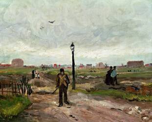 The Outskirts of Paris (Vincent van Gogh) - Muzeo.com