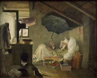 The poor Poet (Carl Spitzweg) - Muzeo.com