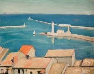 The Port of Cette, Marseilles (Albert Marquet) - Muzeo.com