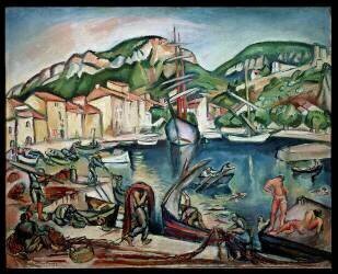 The Port of Ciotat (Achille Emile Othon Friesz) - Muzeo.com