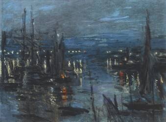 The Port of Le Havre (Claude Monet) - Muzeo.com