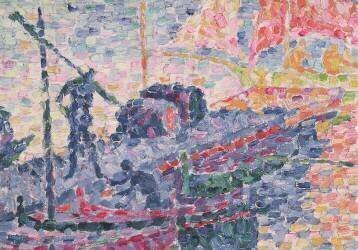 The Port of Saint-Tropez (Paul Signac) - Muzeo.com