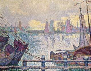 The Port of Volendam (Paul Signac) - Muzeo.com