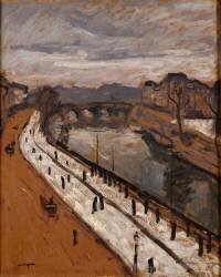 The Quai des Grands Augustins, Paris (Albert Marquet) - Muzeo.com