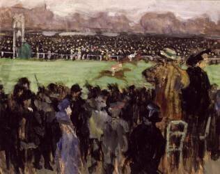 The race in Auteuil (Louis Anquetin) - Muzeo.com