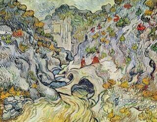The ravine of the Peyroulets (Vincent van Gogh) - Muzeo.com