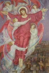 The Red Cross (Evelyn de Morgan) - Muzeo.com
