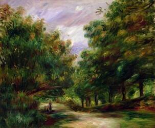 The road near Cagnes (Auguste Renoir) - Muzeo.com