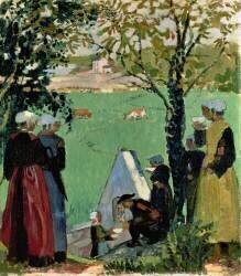 The Sacred Spring in Guidel (Maurice Denis) - Muzeo.com