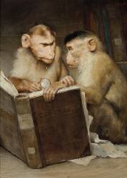 The scholars (Gabriel von Max) - Muzeo.com