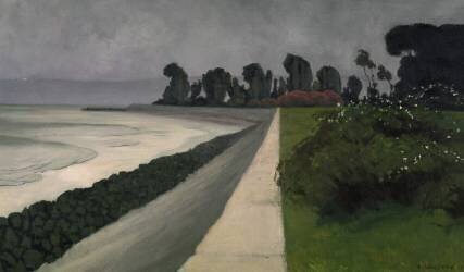 The Sea at Honfleur (Félix Vallotton) - Muzeo.com