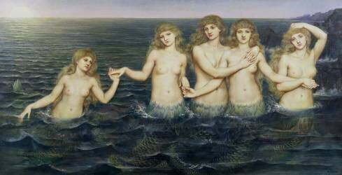 The Sea Maidens (Evelyn de Morgan) - Muzeo.com