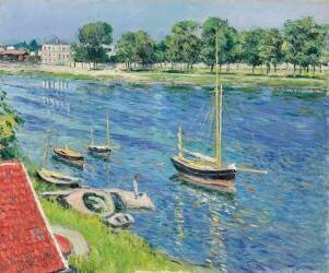 The Seine at Argenteuil (Gustave Caillebotte) - Muzeo.com