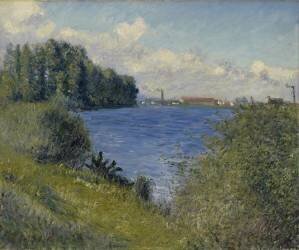 The Seine at Argenteuil (Gustave Caillebotte) - Muzeo.com