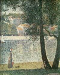 The Seine at Courbevoie (Georges Seurat) - Muzeo.com