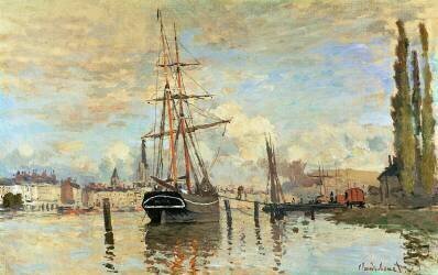 The Seine at Rouen (Claude Monet) - Muzeo.com