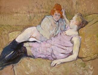 The Sofa (Henri de Toulouse-Lautrec) - Muzeo.com