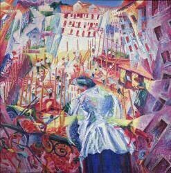 The Street enters the House (Umberto Boccioni) - Muzeo.com