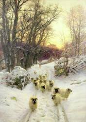 The Sun Had Closed the Winter's Day (Joseph Farquharson) - Muzeo.com