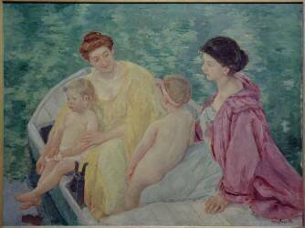 The Swim (Mary Cassatt) - Muzeo.com
