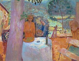 The Terrace at Vernonnet (Pierre Bonnard) - Muzeo.com