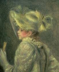 The White Hat (Auguste Renoir) - Muzeo.com