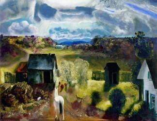 The White Horse (George Wesley Bellows) - Muzeo.com