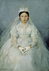 The Young Communicant (Jules Bastien-Lepage) - Muzeo.com