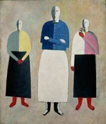 Three Little Girls (Kazimir Malevitch) - Muzeo.com