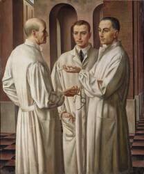 Three Surgeons (Ubaldo Oppi) - Muzeo.com