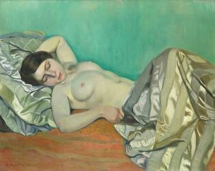 Torse of a reclining woman (Félix Vallotton) - Muzeo.com