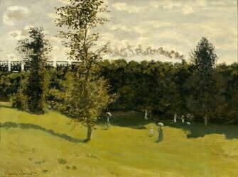 Train dans la campagne (Claude Monet) - Muzeo.com