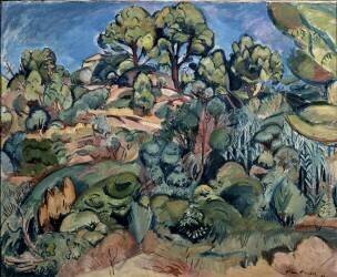 Trees in Cassis (Achille Emile Othon Friesz) - Muzeo.com
