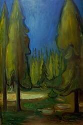 Troll trees in magic forest (Edvard Munch) - Muzeo.com