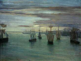 Twilight in Valparaiso (James Abbott McNeill Whistler) - Muzeo.com