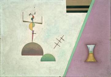Two Black Lines (Wassily Kandinsky) - Muzeo.com