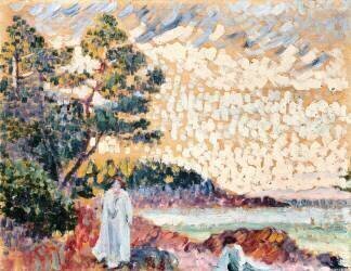 Two Women in a Seascape (Henri-Edmond Cross) - Muzeo.com