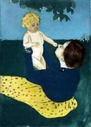 Under the Horse Chestnut Tree (Mary Cassatt) - Muzeo.com