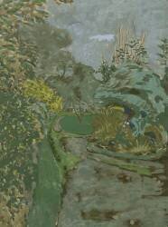 Une allée au bois de Boulogne (Edouard Vuillard) - Muzeo.com