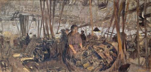 Usine de fabrication d'armement à Lyon : les tours (Edouard Vuillard) - Muzeo.com